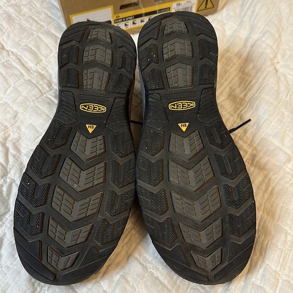 New KEEN Flint II Sport Utility Shoe Navy/Steel Grey Size 10 - Picture 6 of 13
